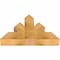 Ekena Millwork Richland Rough Sawn Timber Gable Bracket, Western Red Cedar, 36"W x 23"H x 6"D x 6"F, 15/12 Pitch GBW036X23X0606RIC00RWR - alternate 3